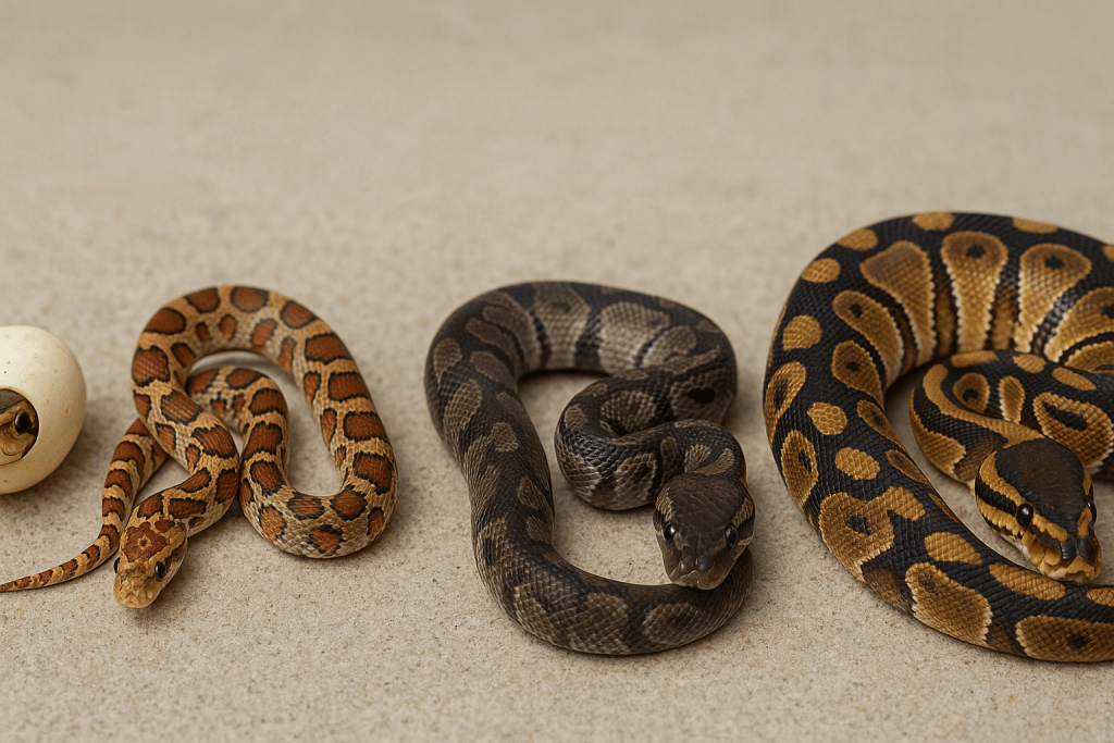 ciclo de vida de una serpiente