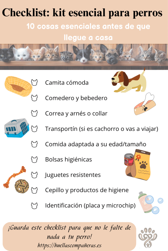 Checklist de adopción de perro