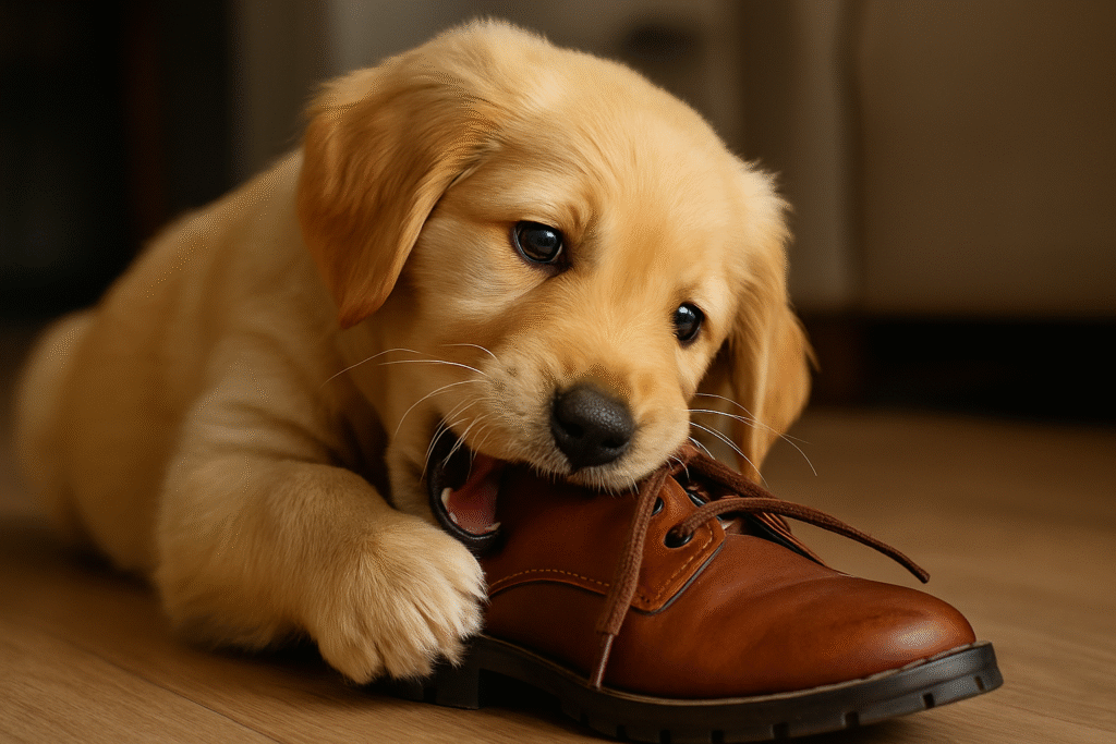 cachorro muerde mucho y no hace caso