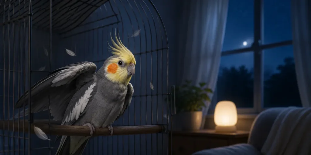 terrores nocturnos en aves